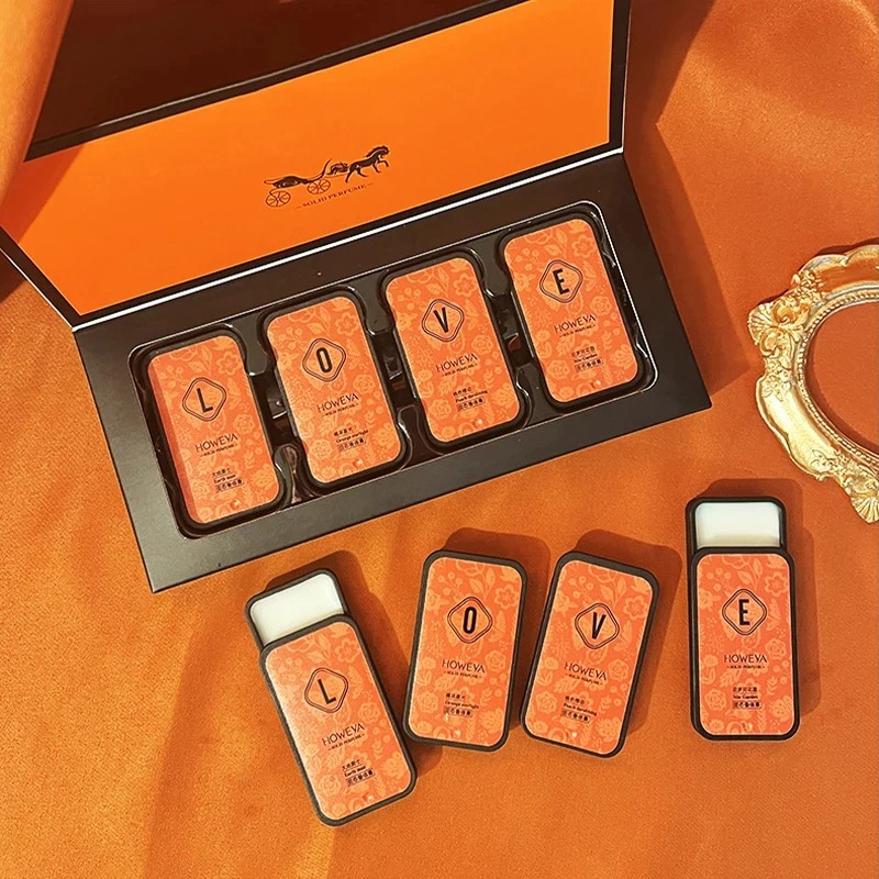 Perfume Fragrance Kit - Set di 4 Profumi Solidi, Fragranze