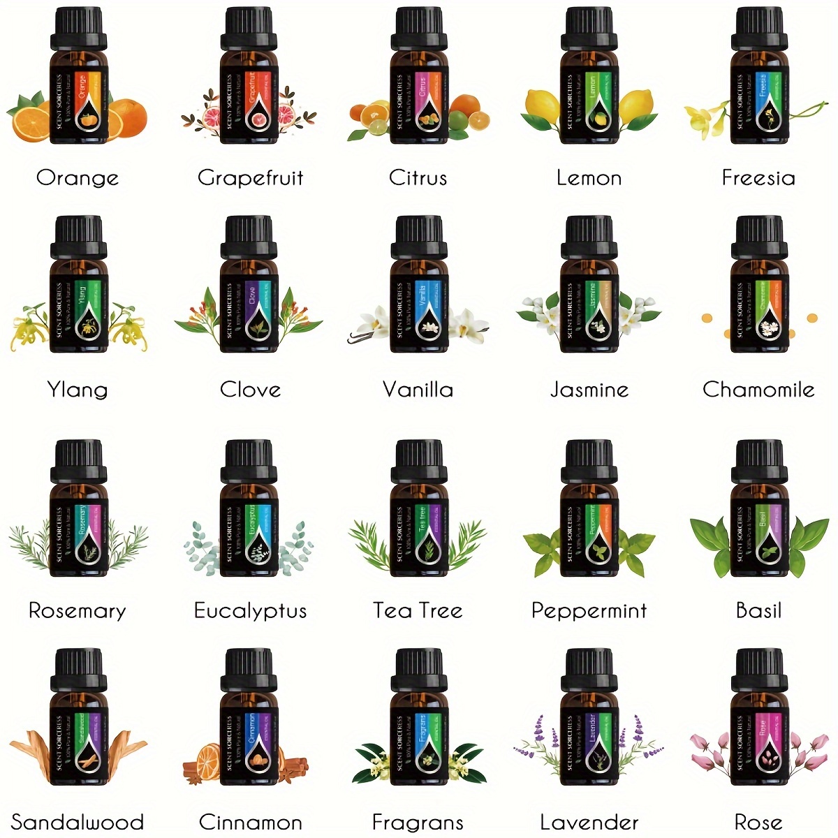 20 pz/set Set di Olio Essenzia - Perfume Fragrance Kit recensione e prezzo