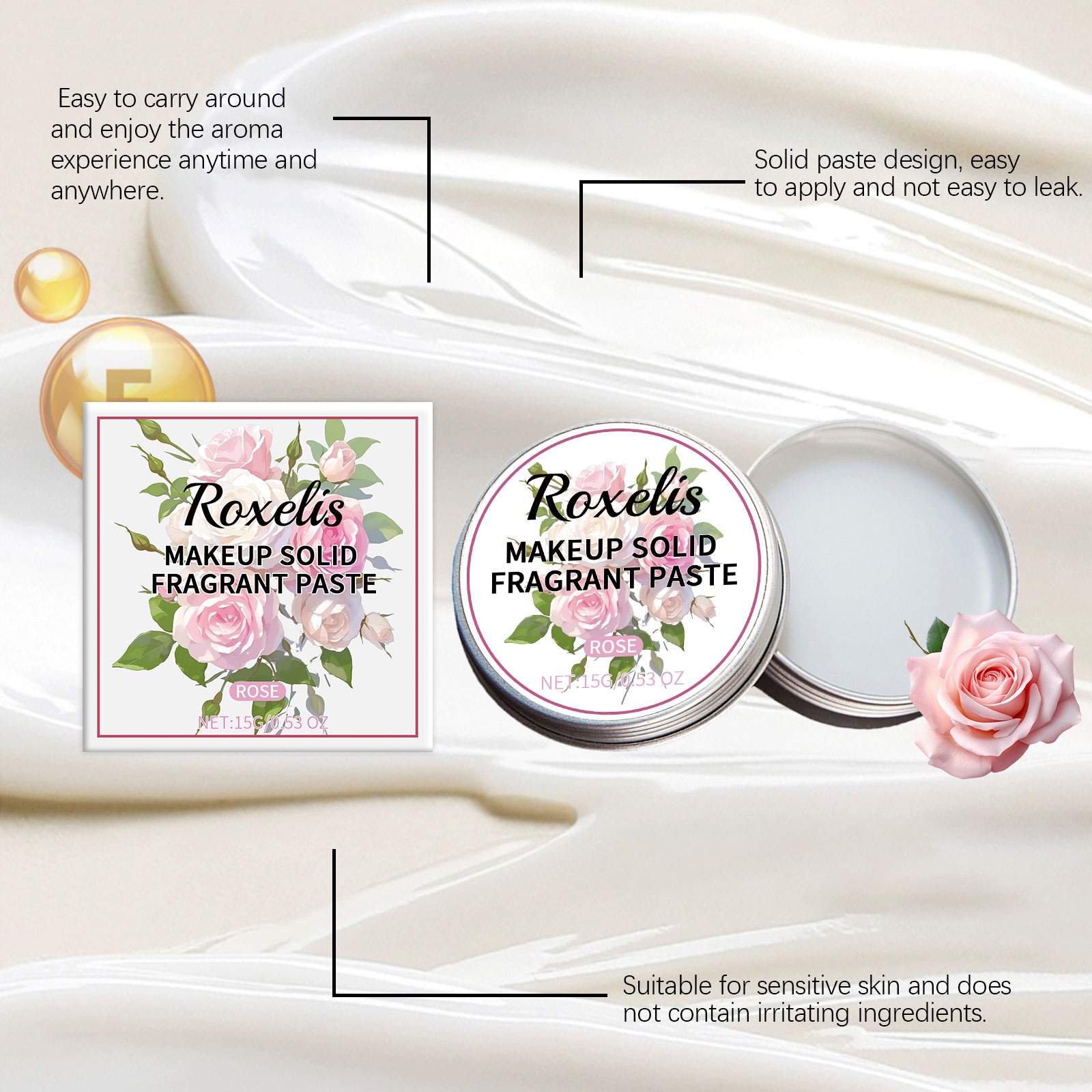 ROXELIS Rose Paste balsamo per - Perfume Fragrance Kit recensione e prezzo